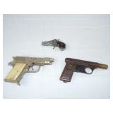 Three Vintage Cap Gun