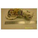 Ceramic Flower pattern Cat