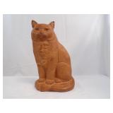 Stone/Terracotta Cat Statue