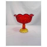 Two Tone Glass Dish
