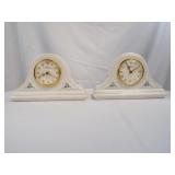Ceramic mantel clocks Luara Ashley