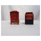 Cast Iron savings banks