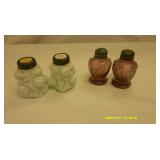 2 Pair of Salt & Pepper Shakers