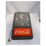 Coca-Cola plug in clock