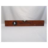 Antique wood level