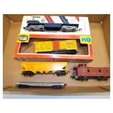 HO Engine and Freight cars