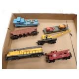Ho Scale Union Pacific Engine and Freight cars