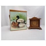 Wood coasters and cooler chest