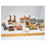 Wood Noah's Ark Figures