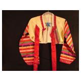 Vintage Japanese silk Geisha style kimono top