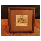 Early Americana print. Early 1900's.