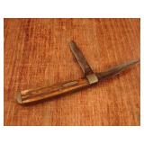Vintage K Bar 2 blade folding knife