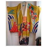 Vintage Japanese silk kimono