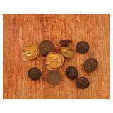 US army WWII uniform buttons