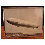 Framed photo of German Zeppelin 1905