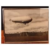 Framed photo of German Zeppelin 1913
