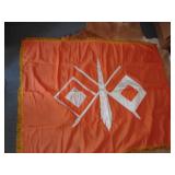 US Army Corps regulation Signal Corp flag.