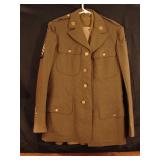 Historic US Army WWII green khaki complete uniform