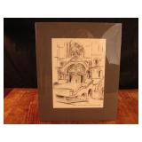 Original artwork post war. Saint Marys Cathedral