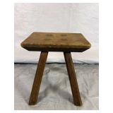 Primitive Splay Leg Milking Stool