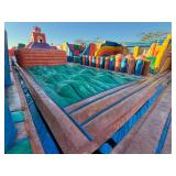 60' x 40' Obstacle Course Style Inflatable w....