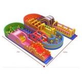 Complete Freestanding Obstacle Course 72' x 60'