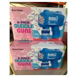 SMARTYEEN 8 Pack Bubble Guns NEW in Case W/...