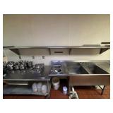 11' S.S. Wall Mount Shelf