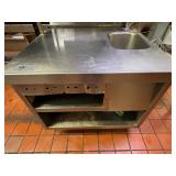 36' S.S. Table w. Drain