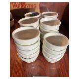Lot of Condiment Holders / Glass Ramekins