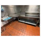 10' Dirty Dishwasher Table
