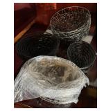 Lot of Table Top Serving Baskets