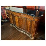 68' Granite Top Bar w. Brass Finishes