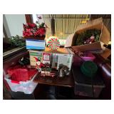 Christmas Decor Lot - Large Lot of Decor