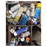 Large Lot of Assorted Spray Paint Cans