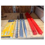 Assorted Chisel & Drill Lot