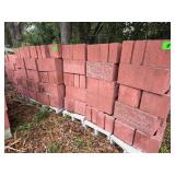 Red Decorative Concrete Block 330+ pcs