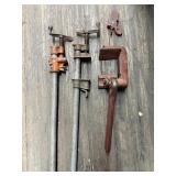 (3) Heavy Duty Clamps