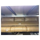6' RV Leather Loveseat / Bench Couch