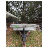 2015 Texas Trailers 16' Double Axle Open Trailer