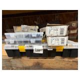 Titen Concrete Screws & Organizer Lot