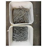 Two Tubs of Assorted Screws & Fasteners