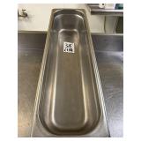 Winco Half Size Long Insert Pans - 4' Deep
