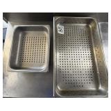Assorted Sized Perforated Pans
