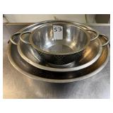 Lot of Assorted Sized Strainers - Nested Set