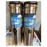 (2) S.S. Tea Dispensers
