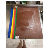Assorted Lot of Colored Cutting Boards