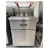 Patriot Nat. Gas 70 Lbs Fryer on Casters