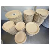Beige Melamine Serving Set - 230 Pcs