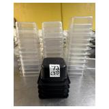 1/6 Sized Plastic Inserts - 4' Deep - 37 pcs